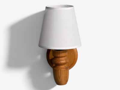 Magnafon Belysning APS Danish Modern Wall Sconce Pine Denmark 1960s
