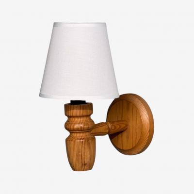 Magnafon Belysning APS Danish Modern Wall Sconce Pine Denmark 1960s