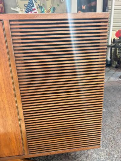 Magnificent 2 Piece Credenza Bar Stereo Cabinet