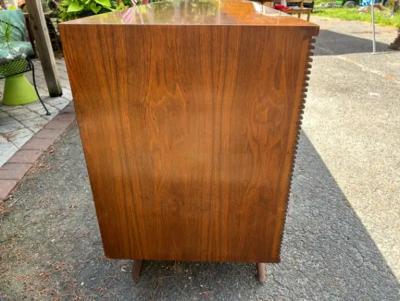 Magnificent 2 Piece Credenza Bar Stereo Cabinet