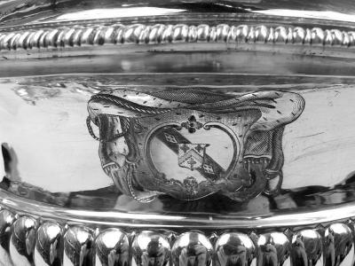 Magnificent English Georgian Neoclassical Tureen on Stand