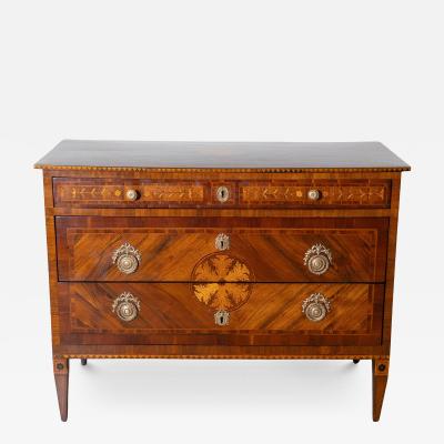 Magnificent Italian Chest of Drawers Original Louis XVI Period Late 18th Cent