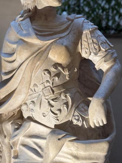 Magnificent Marble Sculpture of Roman Mythological Subject Minerva 1780