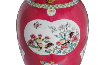 Magnificent Pair of Ormolu Mounted Pink Chinese Porcelain Vases