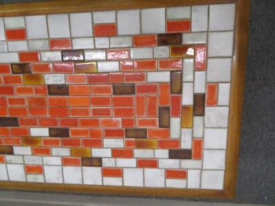 Magnificent Tile Top Coffee Table Mid Century Modern