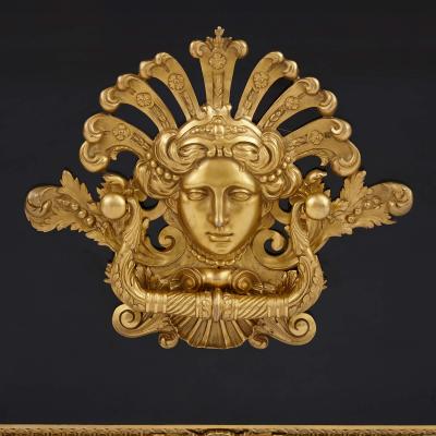 Magnificent and large ormolu and hardstone mounted ebonised wood casket