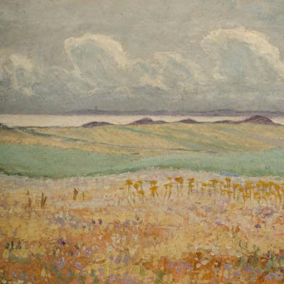 Magnus Weidemann Magnus Weidemann GERMAN 1880 1967 Blush Fields painting