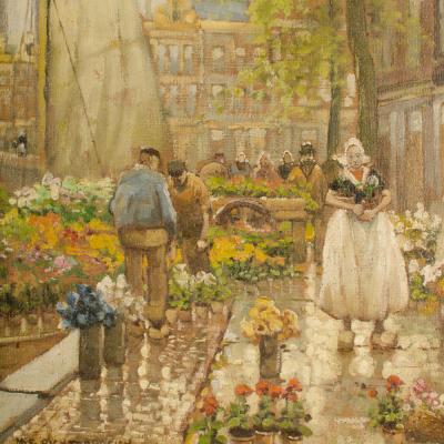 Magnus Weidemann Magnus Weidemann GERMAN 1880 1967 Blush Fields painting