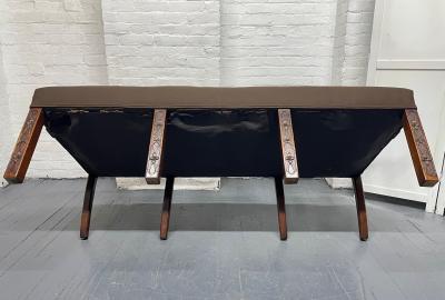 Mahogany 19th Century Georgian III Style Settee