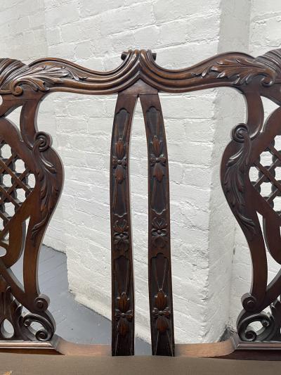Mahogany 19th Century Georgian III Style Settee