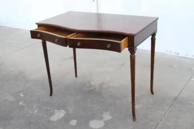 Mahogany 2 Drawer Hall Console Table