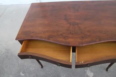 Mahogany 2 Drawer Hall Console Table