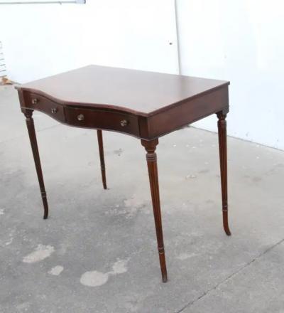 Mahogany 2 Drawer Hall Console Table