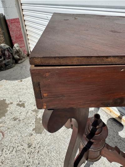 Mahogany Art Nouveau Corner Table