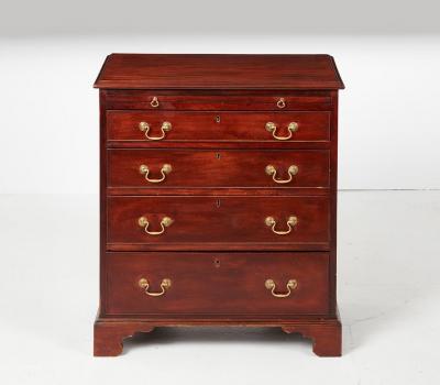 Mahogany Bachelors Chest with Brushing Slide