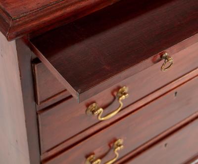 Mahogany Bachelors Chest with Brushing Slide