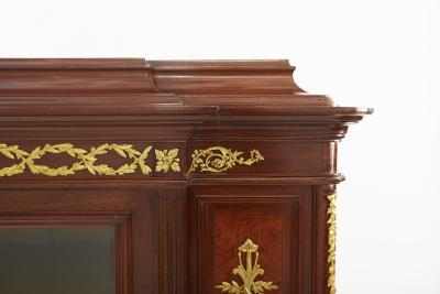 Mahogany Bronze Mounted Parquetry Cabinet