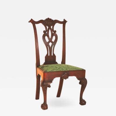 Mahogany Chippendale Carved Side Chair