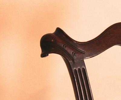 Mahogany Chippendale Carved Side Chair