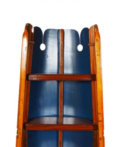 Mahogany Crew Shell Bookshelf