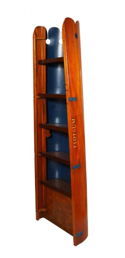 Mahogany Crew Shell Bookshelf
