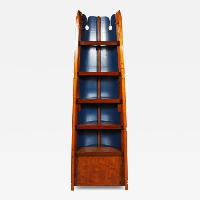 Mahogany Crew Shell Bookshelf