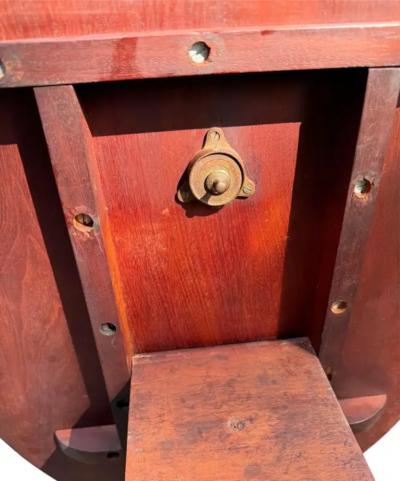 Mahogany Cross banded Tripod table