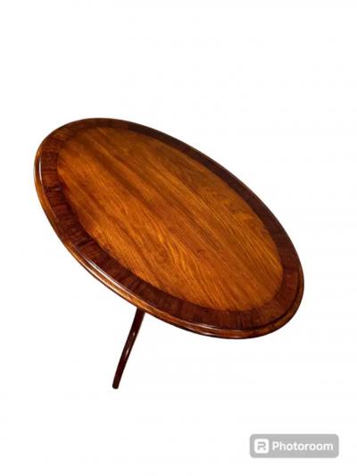 Mahogany Cross banded Tripod table