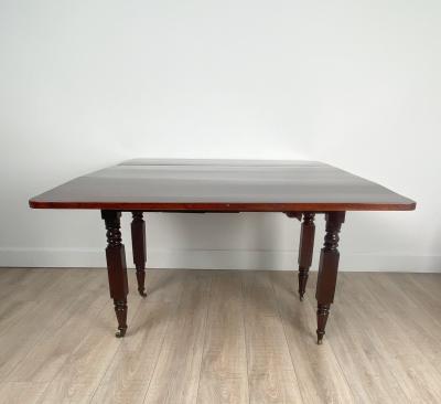 Mahogany Dropleaf Table England late 19th century