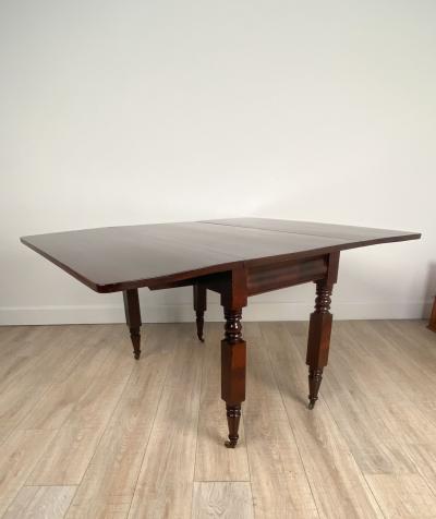 Mahogany Dropleaf Table England late 19th century