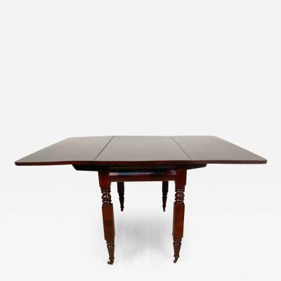 Mahogany Dropleaf Table England late 19th century