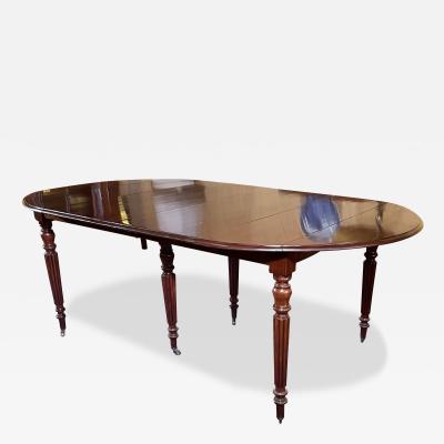 Mahogany Extending Table From The 19th Century