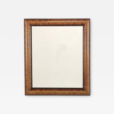 Mahogany Inlaid Cushion Mirror England circa 1850