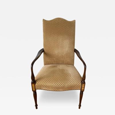 Mahogany Martha Washington Style Armchair