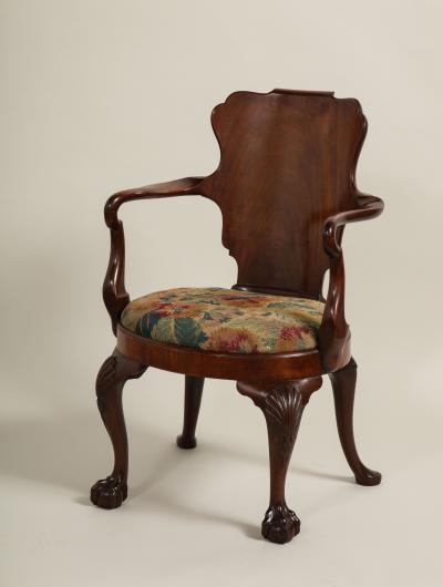 Mahogany Open Armchair circa 1745