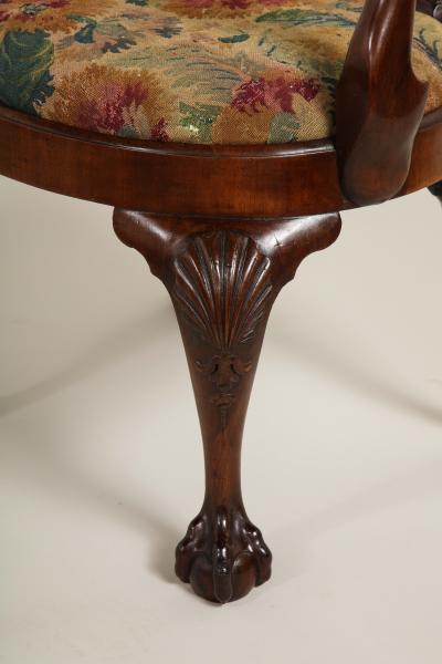 Mahogany Open Armchair circa 1745