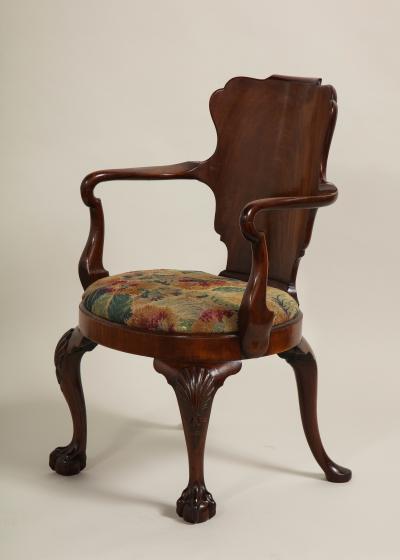 Mahogany Open Armchair circa 1745