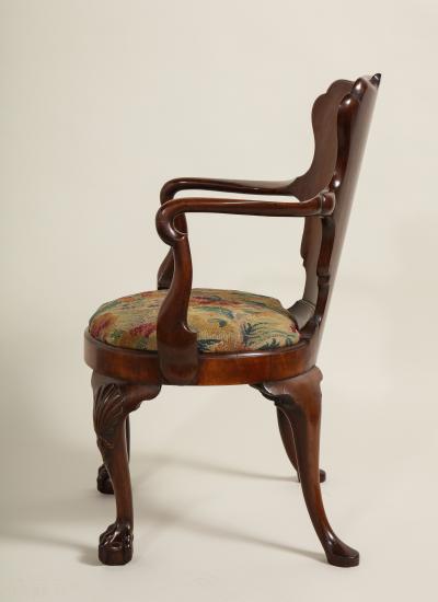Mahogany Open Armchair circa 1745