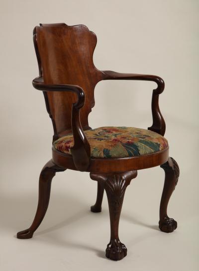 Mahogany Open Armchair circa 1745