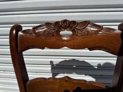 Mahogany Regency Style Needlepoint Side Chair