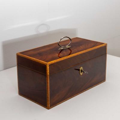 Mahogany Tea Chest probably England circa 1830