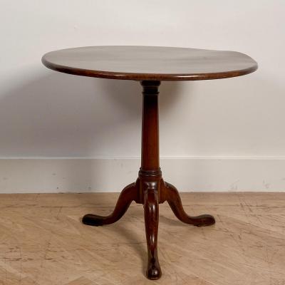 Mahogany Tilt Top Table England 18th Century