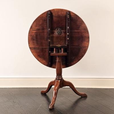 Mahogany Tilt Top Table England circa 1790