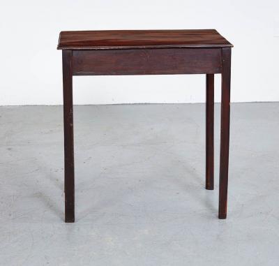 Mahogany Two Drawer Side Table