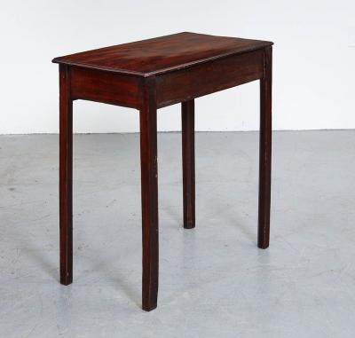 Mahogany Two Drawer Side Table