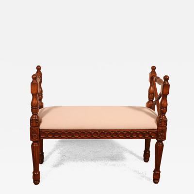 Mahogany Window Bench