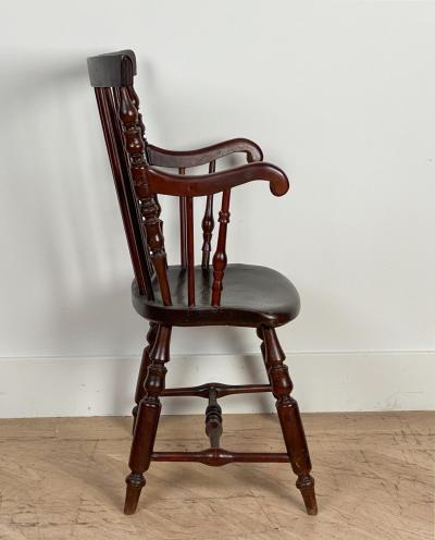 Mahogany Windsor Armchair Jamaica Circa 19th Century