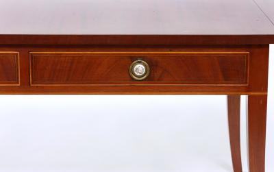 Mahogany Wood Drop Leaf Coffee Cocktail Table