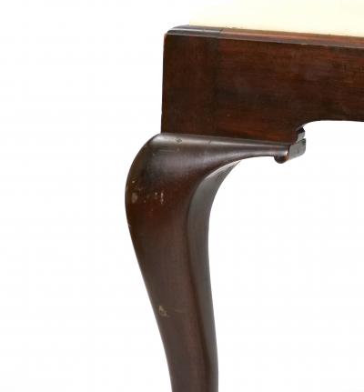 Mahogany Wood Framed 8 Chippendale Style Dining Chairs