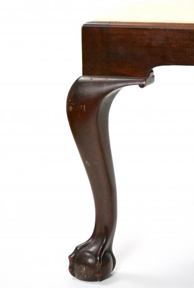 Mahogany Wood Framed 8 Chippendale Style Dining Chairs